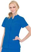 Landau ScrubZone Misses/Women Snap Front Scrub Top Landau ScrubZone Misses/Women Snap Front Scrub Top