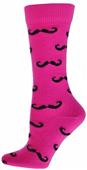 Red Lion Handlebar Mustache Crew Socks CO Red Lion Handlebar Mustache Crew Socks CO