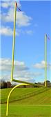 Jaypro Max1 College Football Goal W/Leveling Plate