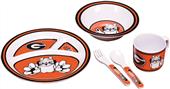 COLLEGIATE Georgia Bulldogs Kid's Dish Set