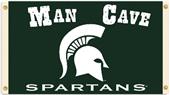 College Michigan State Spartan Man Cave 3'x5' Flag College Michigan State Spartan Man Cave 3'x5' Flag