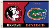 COLLEGIATE Florida-Florida St. House Divided Flag