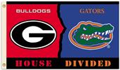COLLEGIATE Georgia - Florida House Divided Flag COLLEGIATE Georgia - Florida House Divided Flag