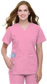 Landau Misses & Womens V-Neck Tunic Scrub Top Landau Misses & Womens V-Neck Tunic Scrub Top