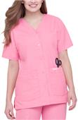 Landau Misses & Womens Snap Front Tunic Scrub Top Landau Misses & Womens Snap Front Tunic Scrub Top