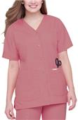 Landau Misses & Womens Snap Front Tunic Scrub Top Landau Misses & Womens Snap Front Tunic Scrub Top