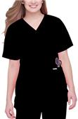Landau Misses & Womens Snap Front Tunic Scrub Top Landau Misses & Womens Snap Front Tunic Scrub Top