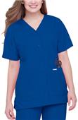 Landau Misses & Womens Snap Front Tunic Scrub Top Landau Misses & Womens Snap Front Tunic Scrub Top