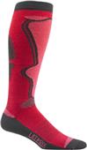Wigwam Pink Snow Moto Pro Knee Length Adult Socks