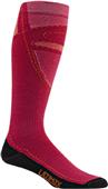 Wigwam Pink Snow Blitz Pro Knee Length Adult Socks