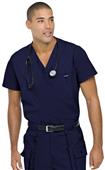 Landau Men's Vented V-Neck Pullover Scrub Top Landau Men's Vented V-Neck Pullover Scrub Top