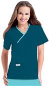Landau Urbane Women's Double Pocket Crossover Top Landau Urbane Women's Double Pocket Crossover Top