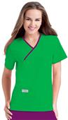 Landau Urbane Women's Double Pocket Crossover Top