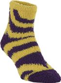Worlds Softest Game Knit Quarter Swirl Stripe Sock