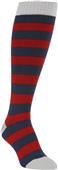 Worlds Softest Game Knit Rugby Over the Calf Sock