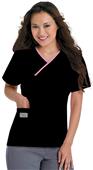 Landau Urbane Women's Classic Crossover Scrub Top