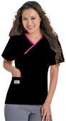 Landau Urbane Women's Classic Crossover Scrub Top