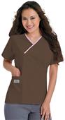 Landau Urbane Women's Classic Crossover Scrub Top