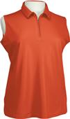 Bermuda Sands Lady Willow Sleeveless Zip Neck Tees