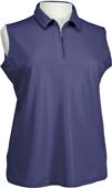 Bermuda Sands Lady Willow Sleeveless Zip Neck Tees