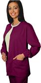 Adar Women's Warm-Up Scrub Jacket Adar Women's Warm-Up Scrub Jacket