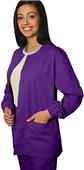 Adar Women's Warm-Up Scrub Jacket Adar Women's Warm-Up Scrub Jacket