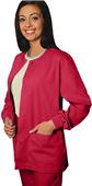 Adar Women's Warm-Up Scrub Jacket Adar Women's Warm-Up Scrub Jacket