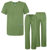 Adar Universal Unisex Drawstring Scrub Sets Adar Universal Unisex Drawstring Scrub Sets