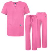 Adar Universal Unisex Drawstring Scrub Sets Adar Universal Unisex Drawstring Scrub Sets