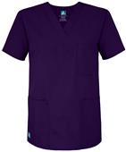 Adar Women's Three Pocket V-Neck Tunic Scrub Top