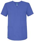 Adar Women's Three Pocket V-Neck Tunic Scrub Top