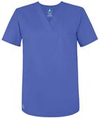 Adar Women's One Pocket V-Neck Tunic Scrub Top