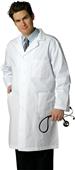 Adar Unisex 39" Lab Coat with Inner Pocket