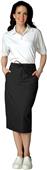 Adar Womens Mid-Calf Length Drawstring Skirt
