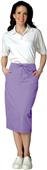 Adar Womens Mid-Calf Length Drawstring Skirt