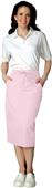Adar Womens Mid-Calf Length Drawstring Skirt