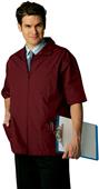 Adar Mens Zippered Short Sleeve Jacket
