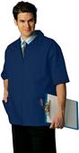 Adar Mens Zippered Short Sleeve Jacket