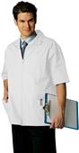 Adar Mens Zippered Short Sleeve Jacket
