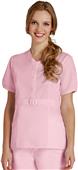 Adar Women's Button 'n Buckle Princess Uniform Top