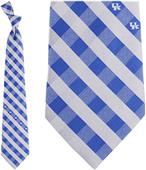 Eagles Wings NCAA Kentucky Woven Poly Check Tie