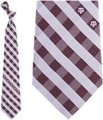 Eagles Wings NCAA Texas A&M Woven Poly Check Tie