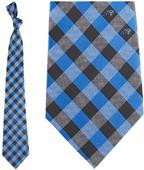Eagles Wings NFL Panthers Woven Poly Check Tie