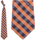 Eagles Wings NFL Bears Woven Poly Check Tie
