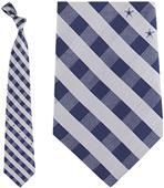 Eagles Wings NFL Cowboys Woven Poly Check Tie