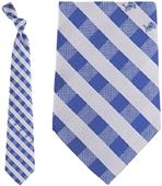 Eagles Wings NFL Lions Woven Poly Check Tie
