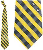 Eagles Wings NFL Packers Woven Poly Check Tie