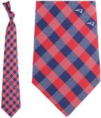 Eagles Wings NFL Patriots Woven Poly Check Tie