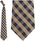 Eagles Wings NFL Saints Woven Poly Check Tie