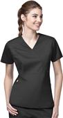 WonderWink Mock Wrap Multi-Pocket Top